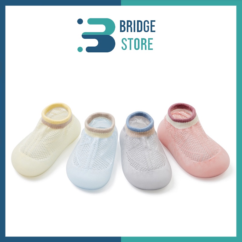 Sepatu Prewalker Bayi Slip On Mesh - Sepatu Kaus Kaki Anak Bayi Anti Slip Import 004