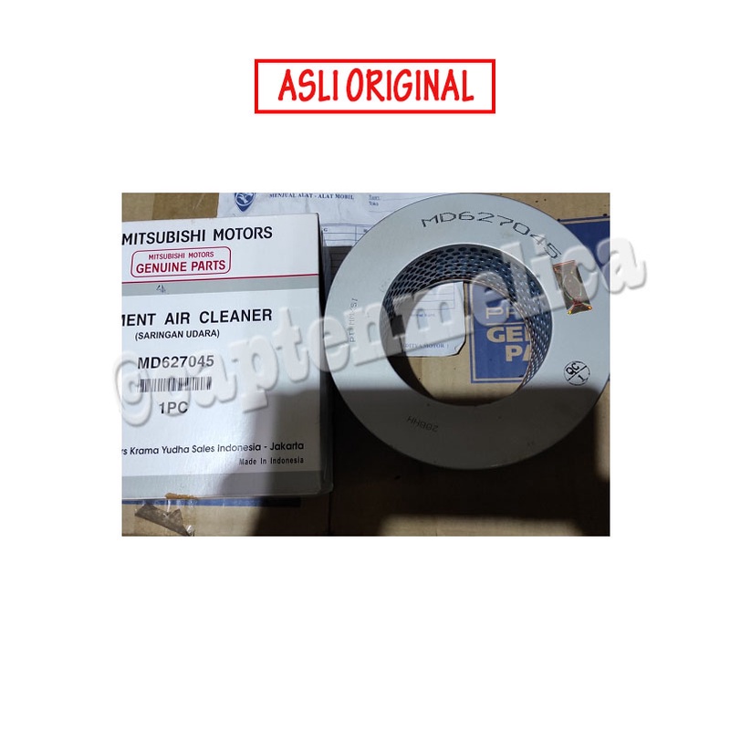 ORI Saringan Filter Udara Hawa Mesin kuda bensin 1600cc Mitsubishi Selang Pipa Slang Tempat Rumah