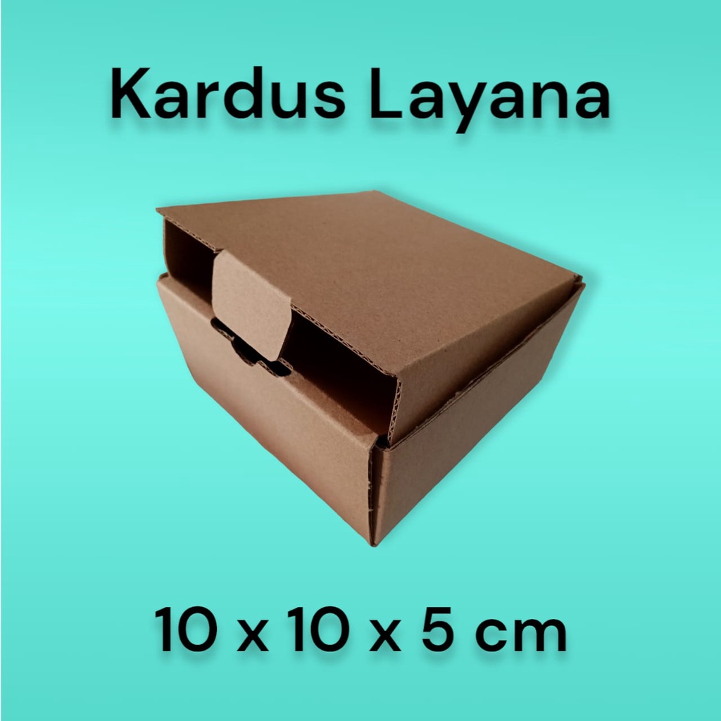 

Kardus Die Cut 10 x 10 x 5 cm (Harga Per 10 Dus)