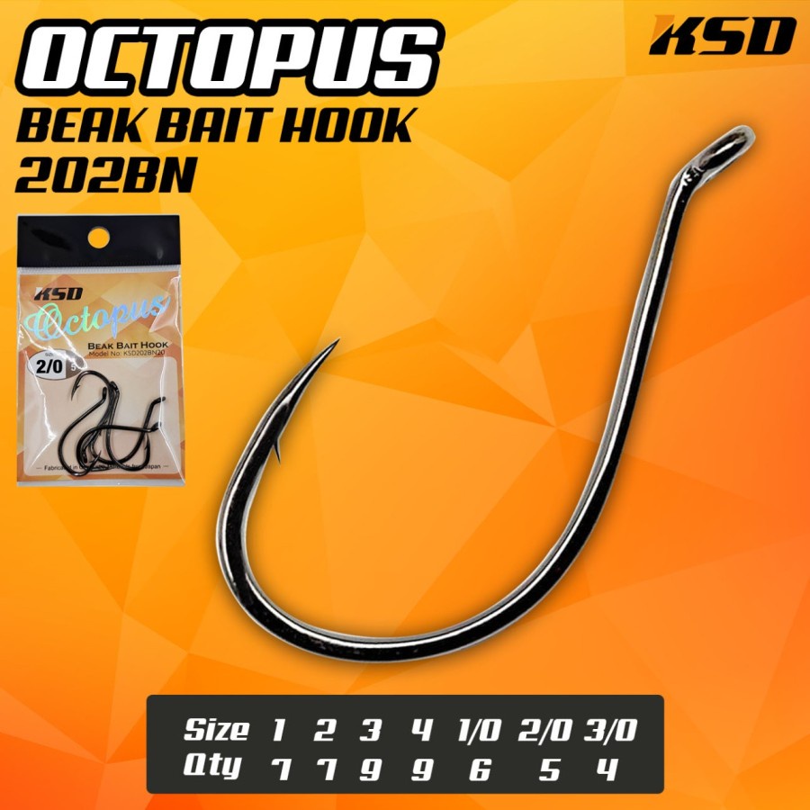 Kail pancing KSD Octopus Hook Beak Bait 202BN