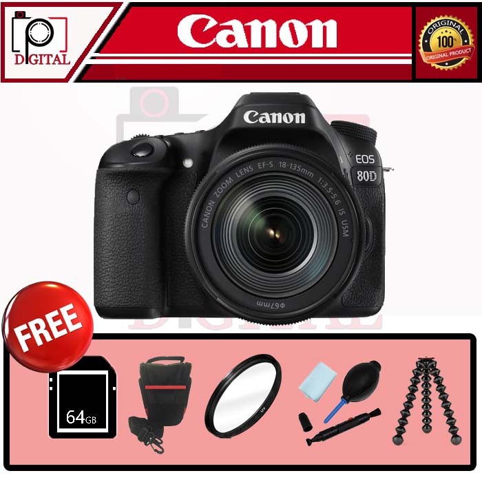 Canon Eos 80D Kit 18-135mm