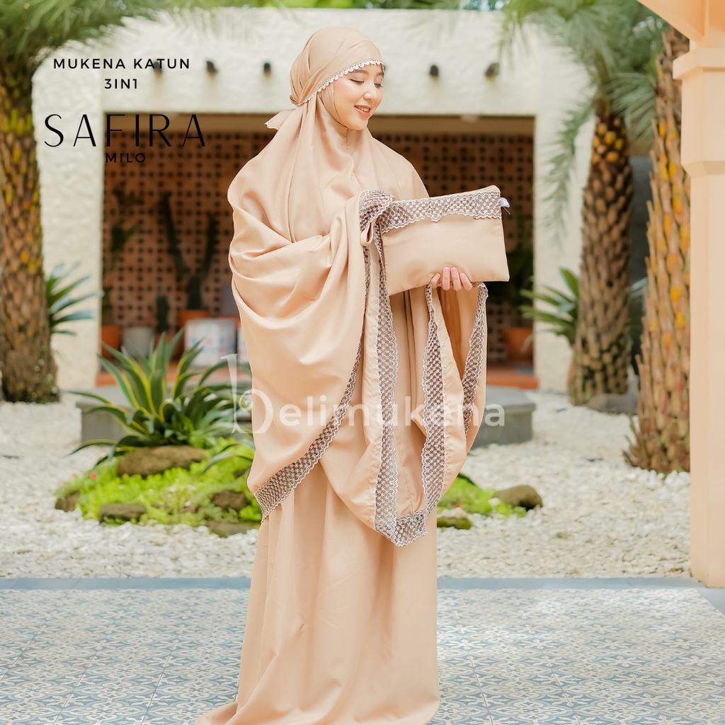 Mukena Dewasa Katun 3in1 Safira