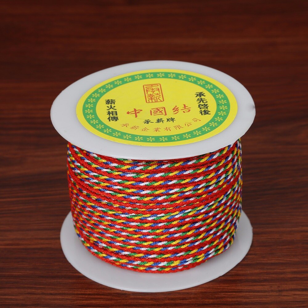Tali Multi Warna Nylon Cords Thread Chinese Knot Pancawarna Lima Warna