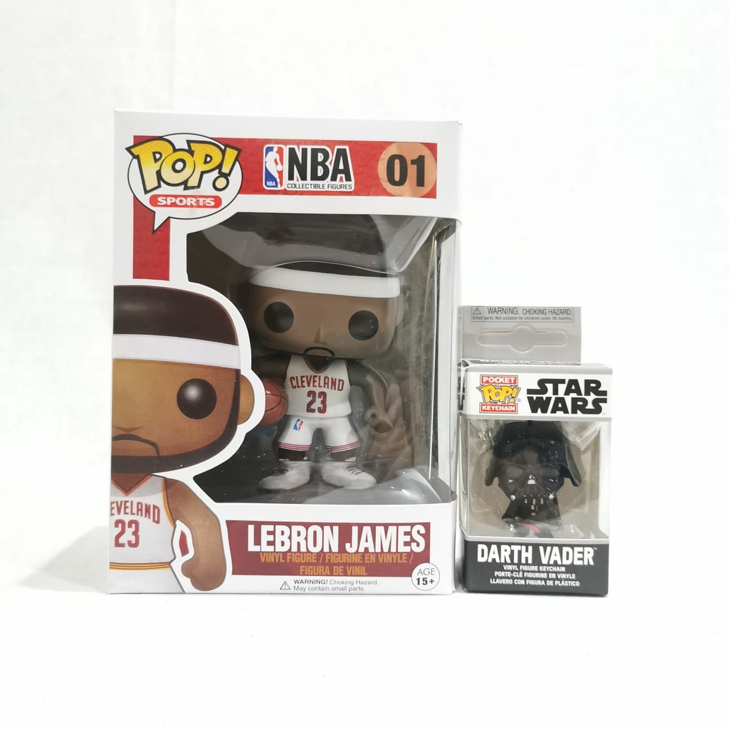 FIGURE FUNKO POP NBA 01 LEBRON JAMES CLEVELAND WHITE JERSEY