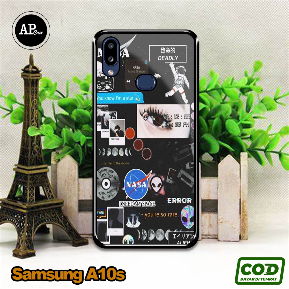 Case SAMSUNG GALAXY A10S Hardcase 2D Glossy Case Motif NASA Terbaru - Custom Case - Casing Hp - Hard