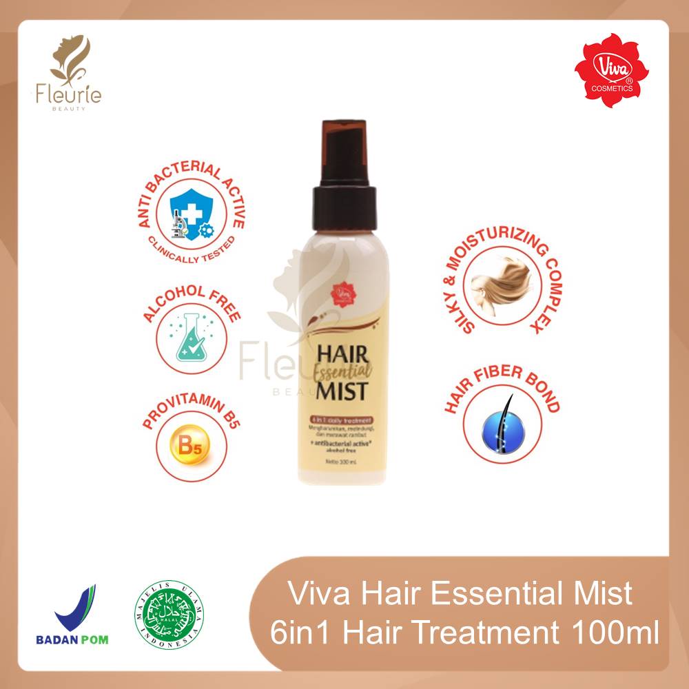 VIVA Hair Essential Mist 6in1 Hair Treatment 100ml - Hair Mist Viva Original BPOM