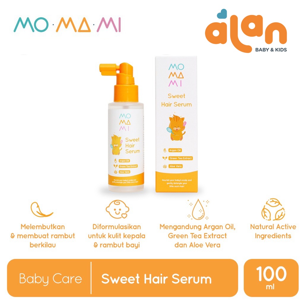 Momami Sweet Hair Serum 100ml - Vitamin Rambut Bayi dan Anak