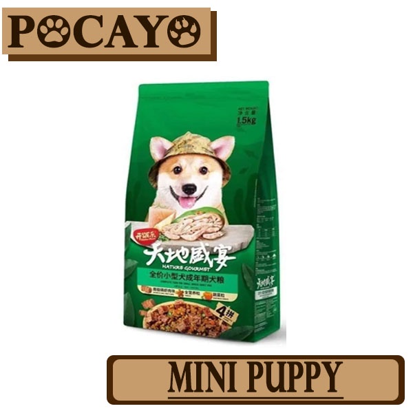 Kitchen Flavor Dog Food Mini/Small Breed Puppy 1.5 kg (Grab/Gosend)