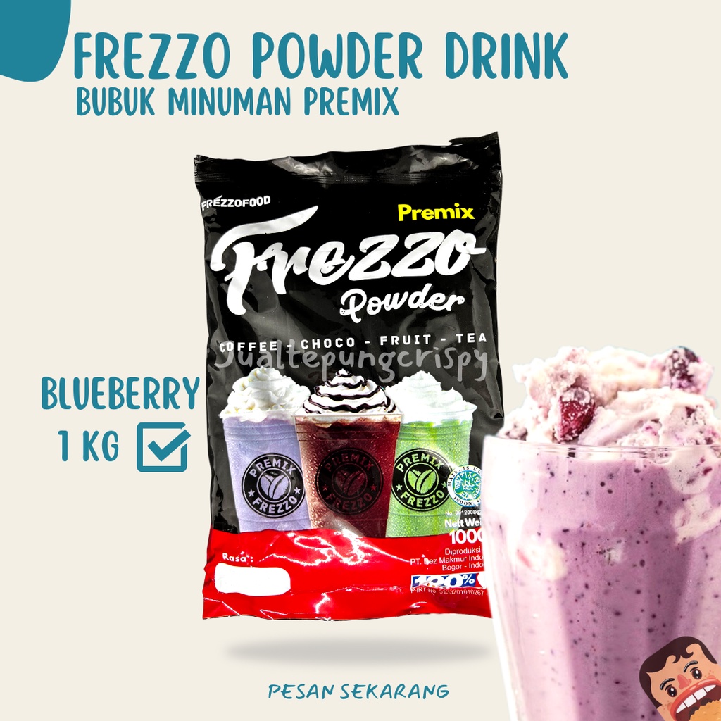 

Frezzo Bubuk Minuman Rasa Blueberi / Blueberry Powder Drink 1 Kg