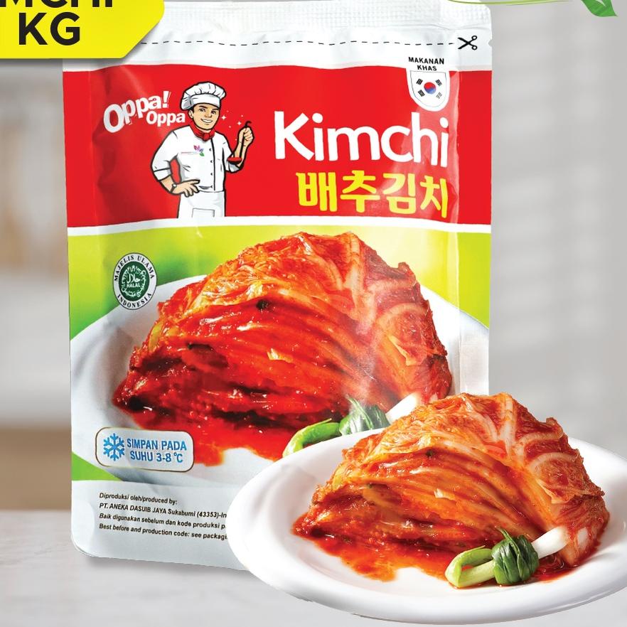 

☀ KIMCHI Sawi Fresh / Kimchi Halal / Kimchi Korea 1KG - Makanan Korea ➫