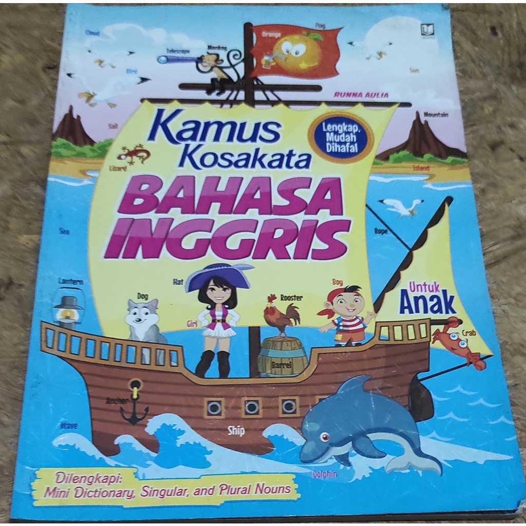 Kamus Kosakata Bahasa Inggris Untuk Anak Dilengkapi Mini Dictionary
