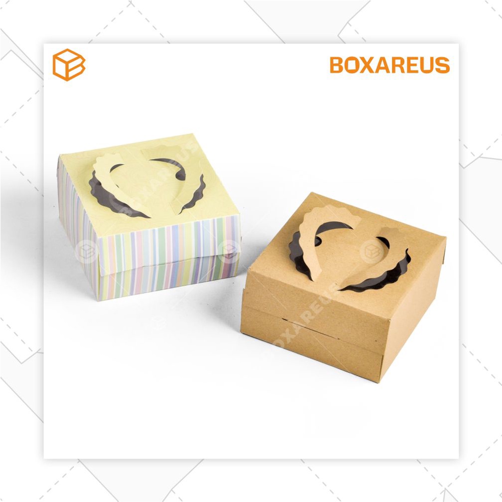 Box, Kemasan, Packaging, Dus, Toples Box, Cake Box | TB141408 (20pc)