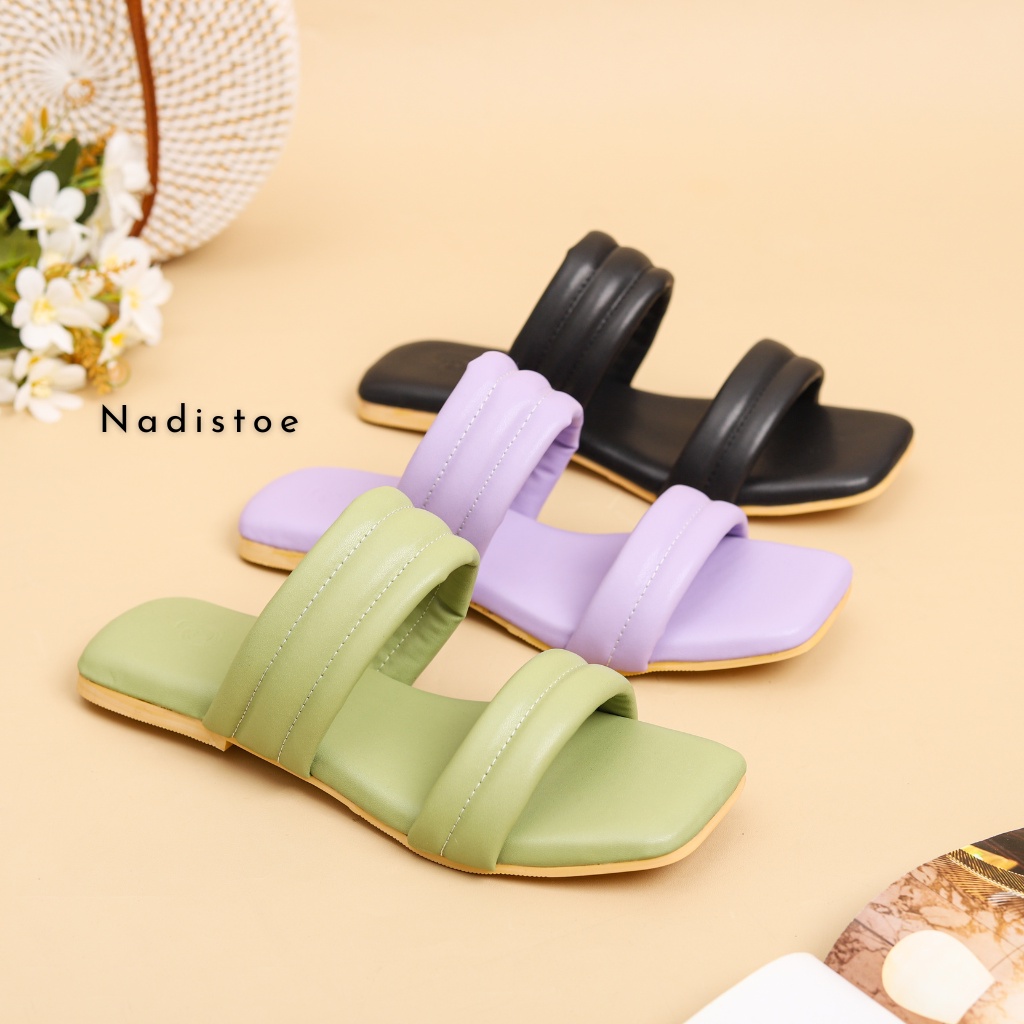 Sandal Teplek Datar Sandal Slim Simpel Sendal Terbaru Nyaman