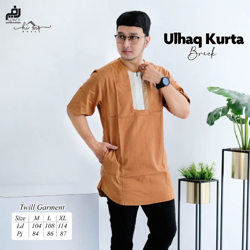 ULHAQ KURTA ORI LEAFY By HI SIS HOUSE | Kurta Twill Garment
