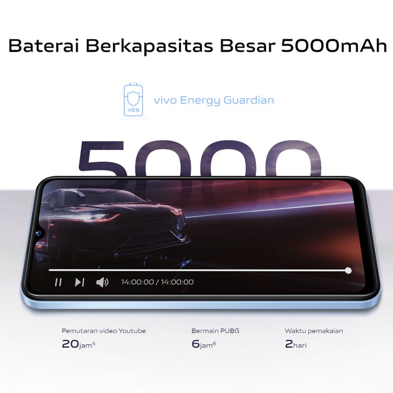 vivo Y22 RAM 6GB+6GB Extended ROM 128GB Garansi Resmi Original Handphone VIVO Y21 4 64 GB bisa cod bisa cicilan 0% bunga pinjaman Gratis ongkir 100% HP VIVO Y22 VIVO Y21