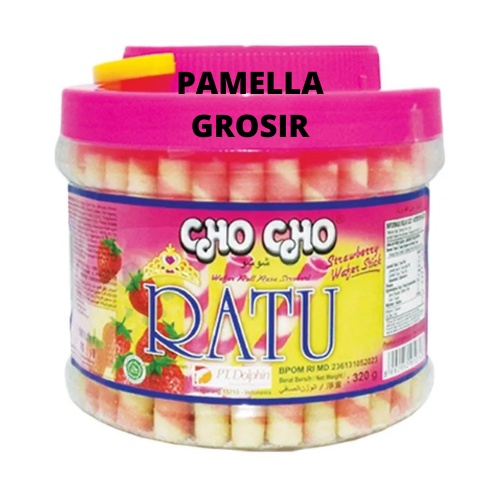 

CHO CHO RATU WAFER STICK 320GR STRAWBERRY STOBERI JAJANAN KUE CAMILAN SNACK LEBARAN MURAH HALAL BISA COD SNACK makanan ringan jajanan cemilan camilan pedas asin gurih manis murah