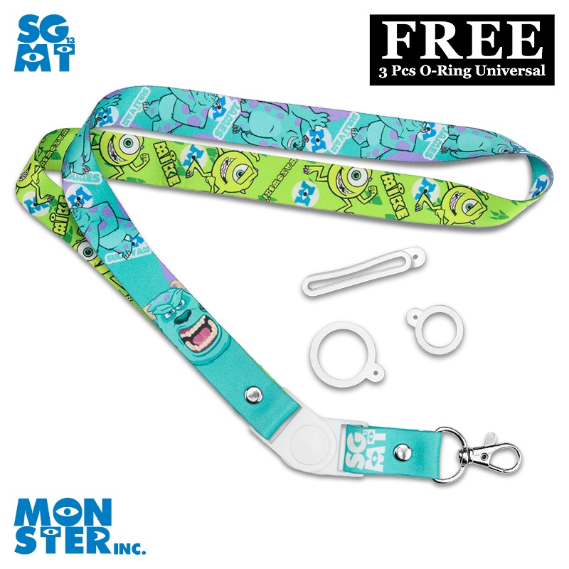 Lanyard Sigmat13 Gantungan id card Printing name tag Premium Monster Inc