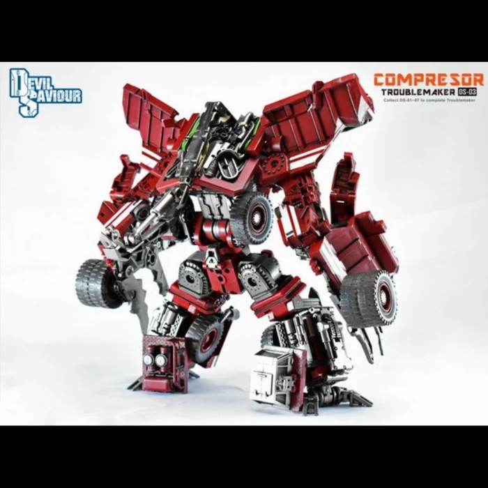 Ds-03 Ds03 Compresor Troublemaker Devastator Overload Transformers #Original