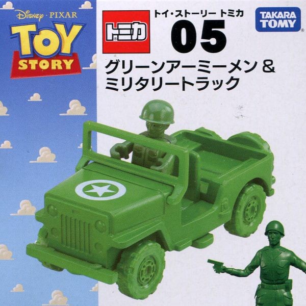TOMICA TOY STORY 05 GREEN ARMY MEN AND MILITARY TRUCK