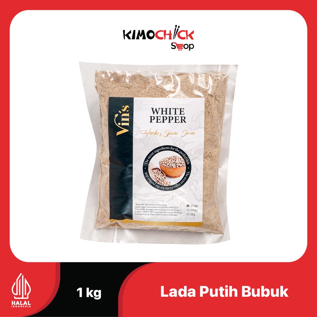 

Lada Putih Bubuk / Premium White Pepper Powder