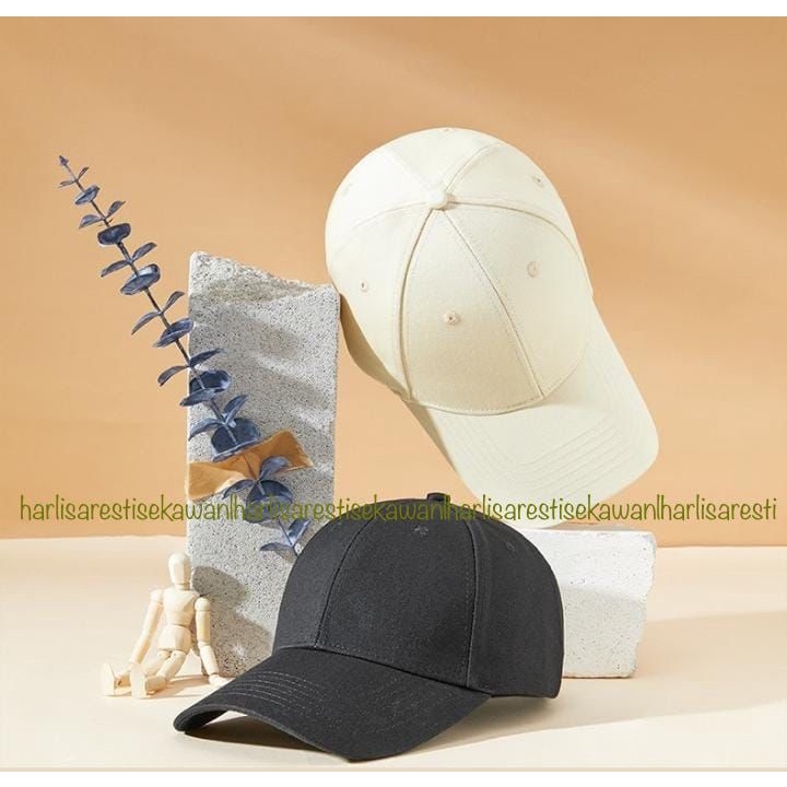 Topi Polos Baseball Pria Wanita Ukuran Dewasa Murah