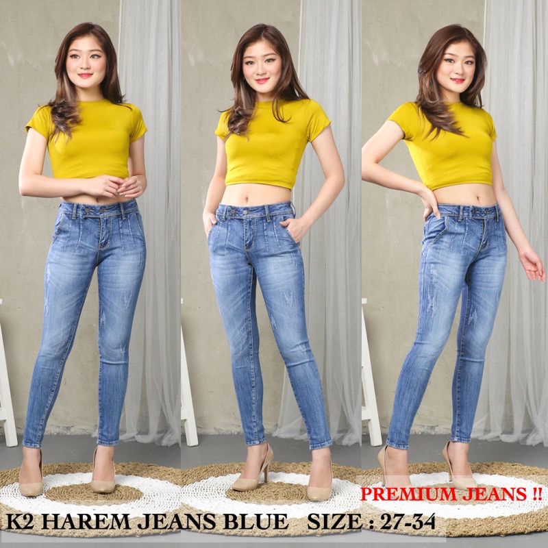 CELANA JINS JEANS SOBEK RIPPED WANITA IMPORT 7 9 7 8  KEKINIAN TERBARU jeans wanita import celana je