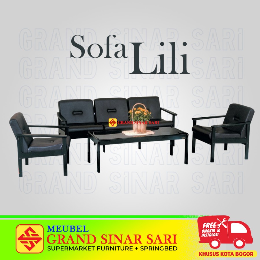 Kursi Tamu Sofa Lily Siro Furniture Seat 311 plus Meja by Ligna