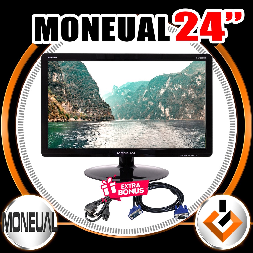 Monitor PC LED 24INCH CCTV / LED MONITOR CCTV 24 INCH
