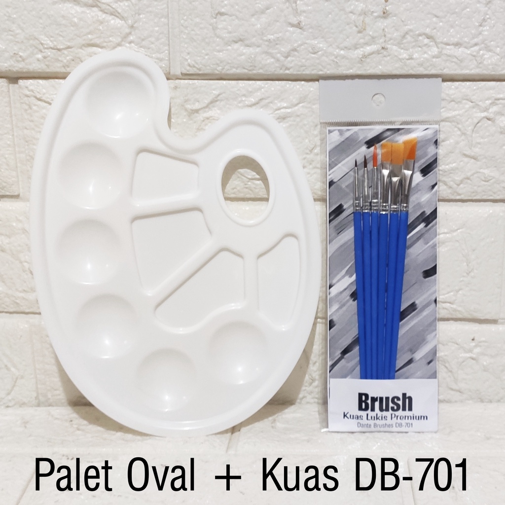 

Palet dan Kuas Lukis DANTE Brush Cat Acrylic