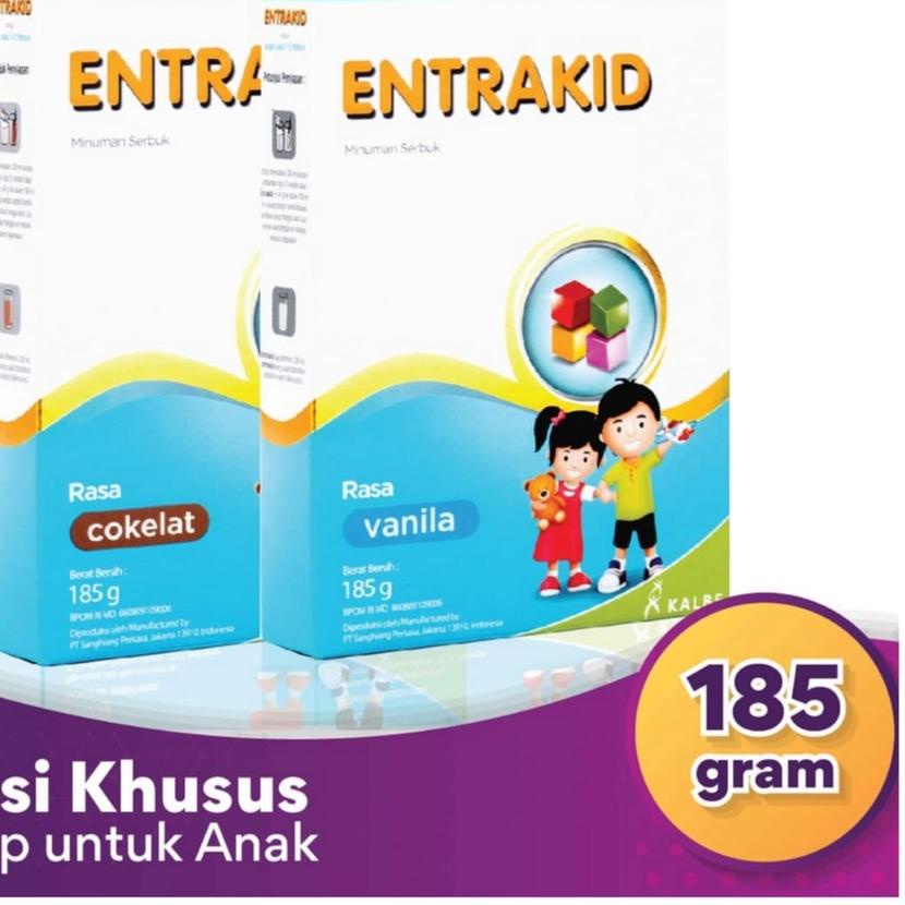 

☜ ENTRAKID VANILA COKLAT 185 GR ✾