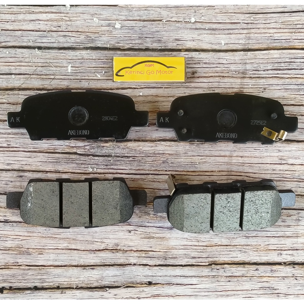 BRAKE PAD KAMPAS REM BELAKANG XTRAIL 2007-2012 AKEBONO AN-745WK