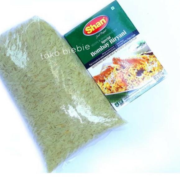 

Kejar Promo PAKET beras basmati 1kg + bumbu shan bombay biryani exp 2024