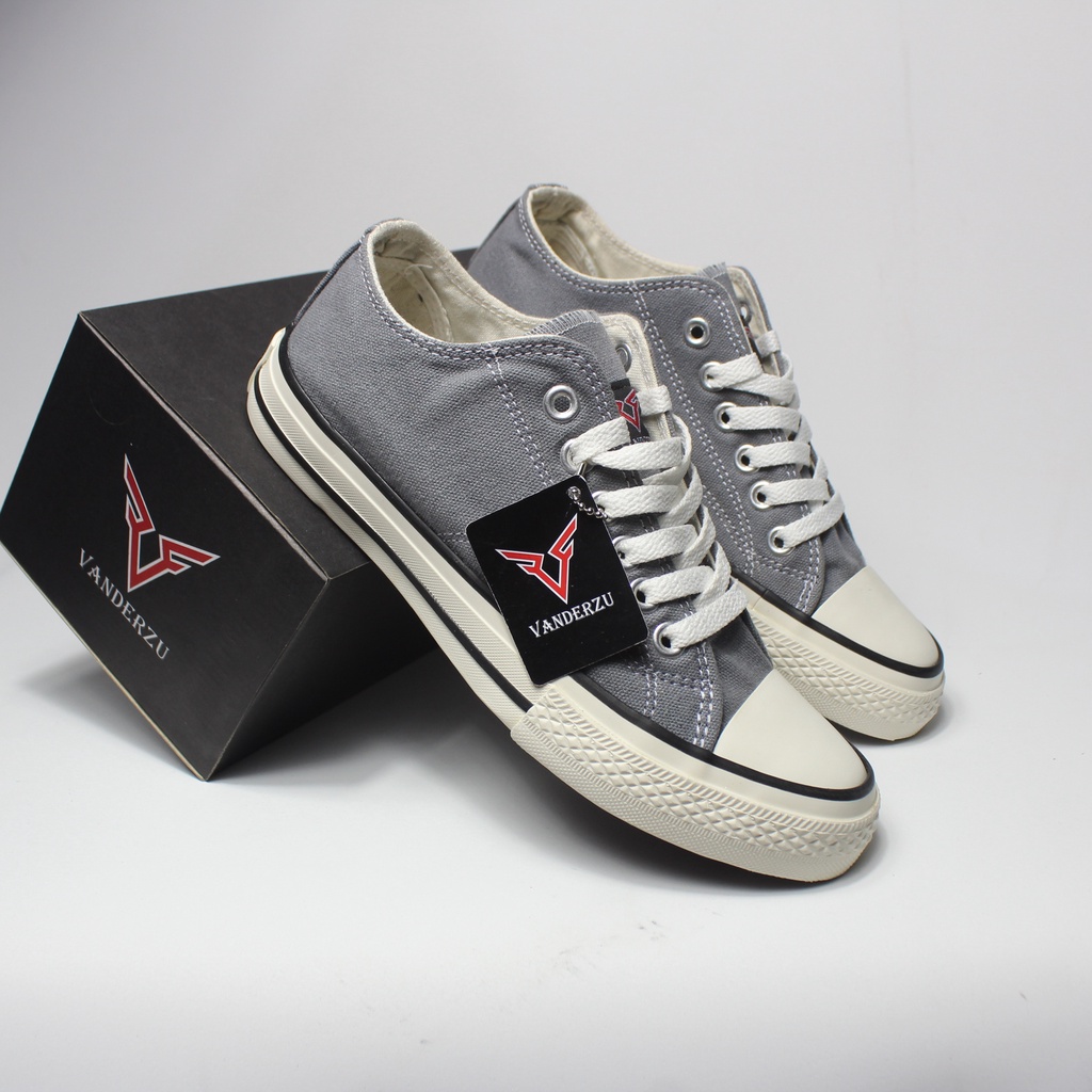 Sepatu Style Fashion Pria Cowok Santai Sport Jalan Gaul Gaya Kuliah Hangout Brand Lokal Terbaru Vanderzu Casual Murah