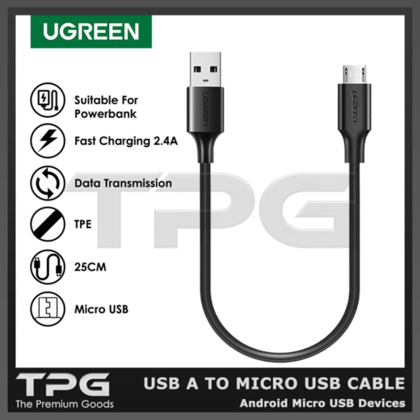 Jual USB CHARGER UGREEN DATA KABEL SAMSUNG CHARGING FAST Limited MICRO XIAOMI 2.0