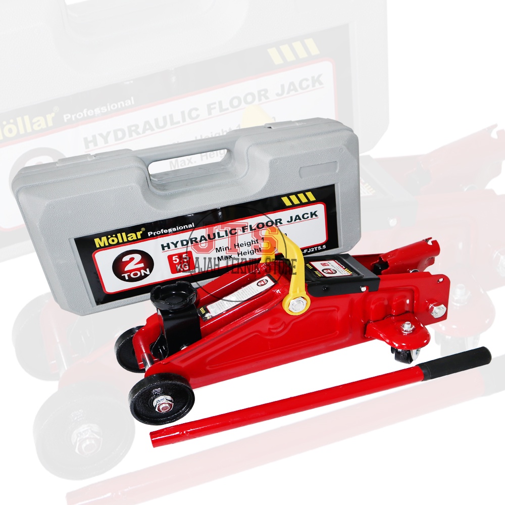 New MOLLAR Dongkrak Buaya 2 Ton Hydraulic Floor Jack 2T / Dongkrak Mobil 2Ton / Dongkrak MIni Bus 2