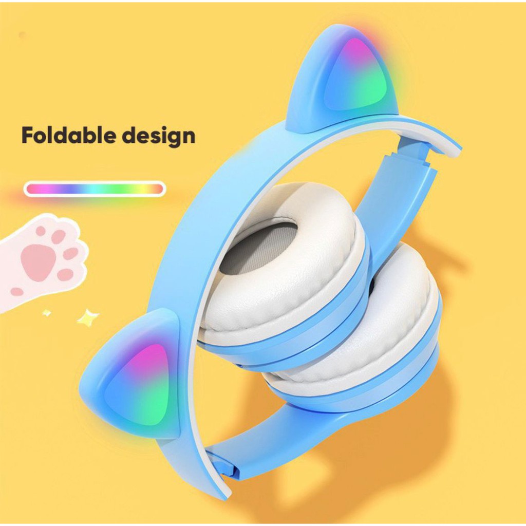 Cat Ear Headphone GSD-G5 Wireless Bluetooth LED light