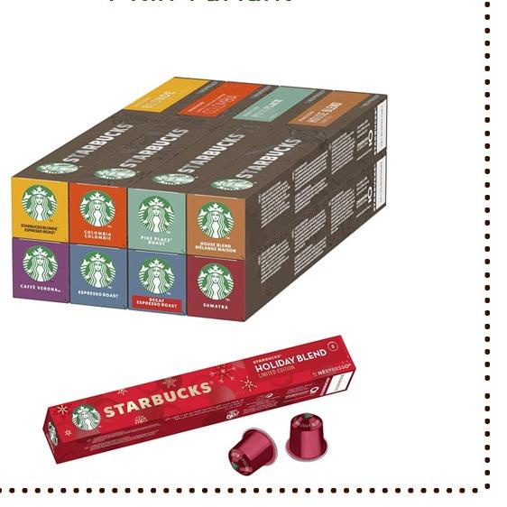 

◄ Pilih Varian Nespresso® Starbucks® Coffee Capsule ➹