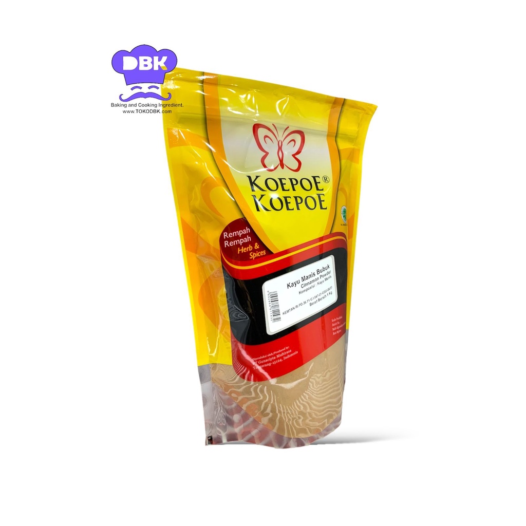 

Koepoe Koepoe Kayu manis 1kg Bubuk Cinnamon Powder