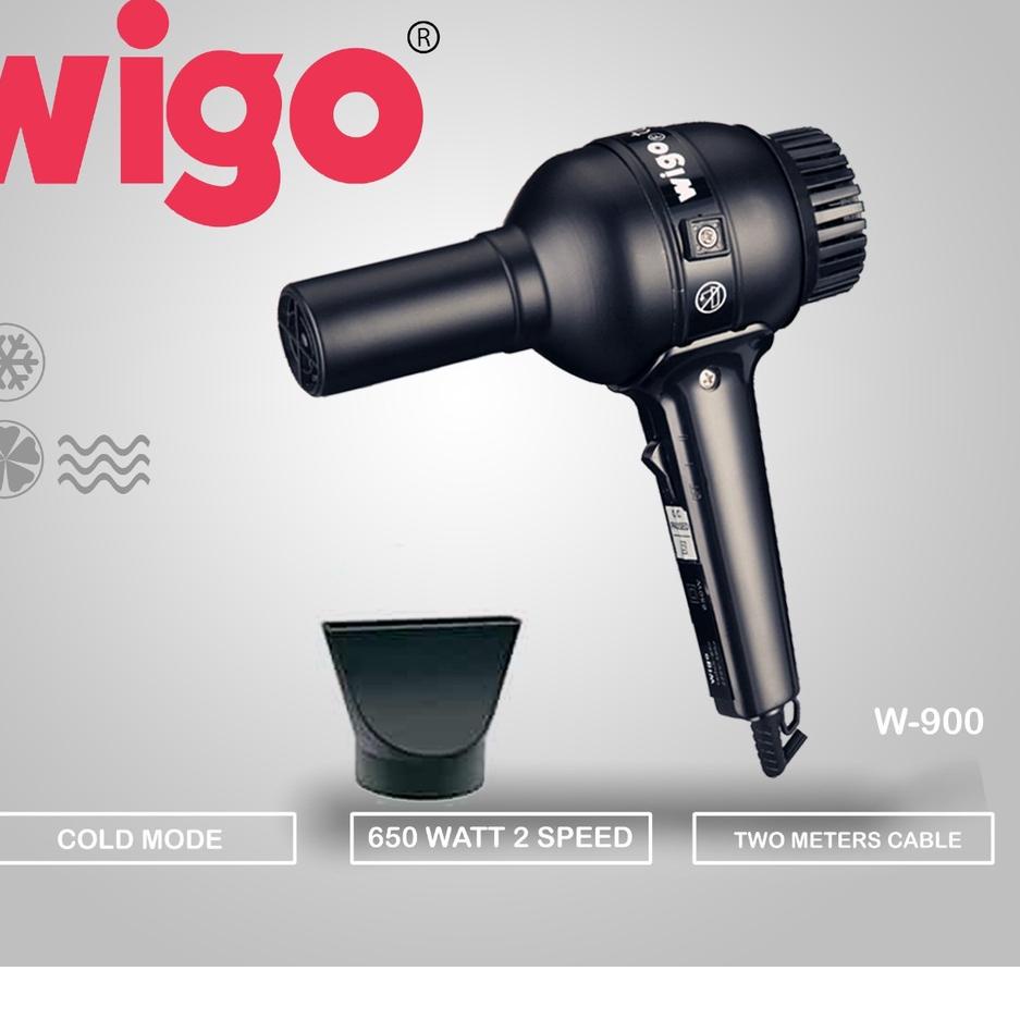 ➨ Wigo Hair Dryer W-900 Black taifun ֍