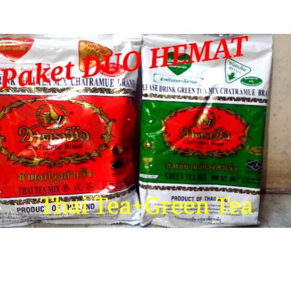 

♗ Paket Duo Hemat Thai Tea dan Green Tea ☀