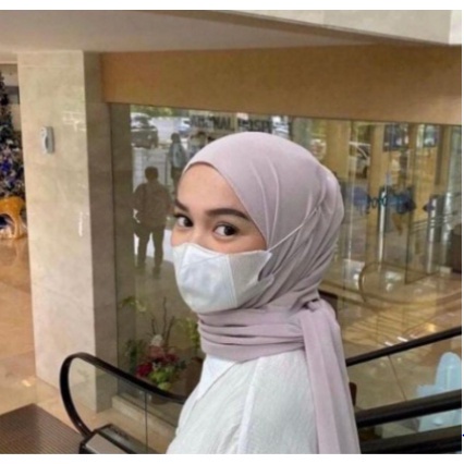 MASKER DUCKBILL HIJAB HEADLOOP 3 PLY LEMBUT 1Pcs