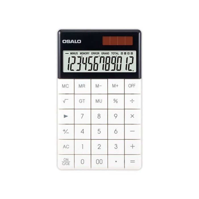 

Best Seller Osalo Kalkulator / Calculator Modern 12 Digit