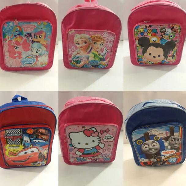 

ㄻ Tas ransel anak PG / TK karakter hello kitty tsum tsum cars / goodie bag ulang tahun ransel PROMO SPESIAL 37H