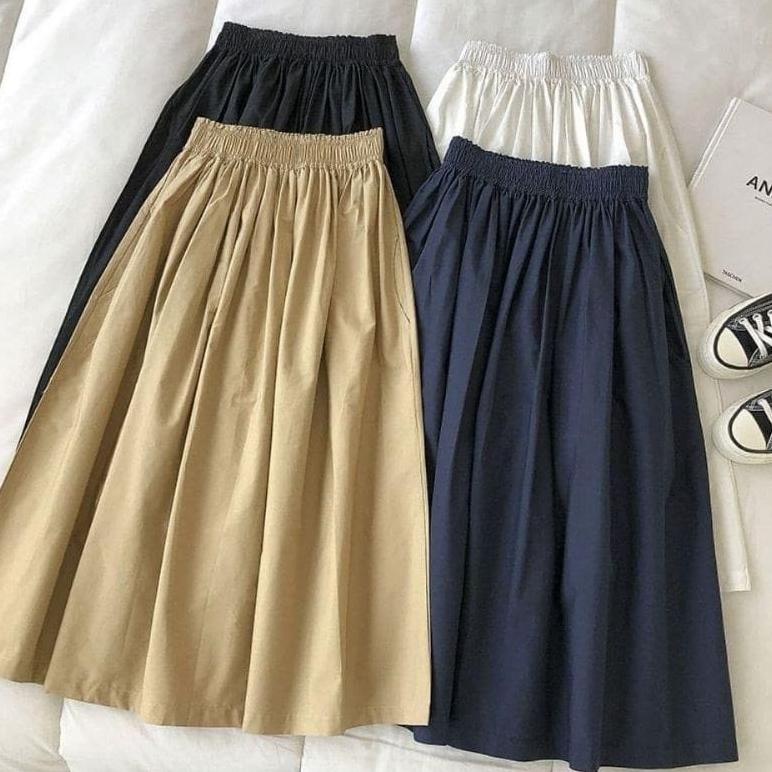 JACKLYN SKIRT - rok linen / linen skirt / rok murah / rok wanita / rok kekinian / skirt
