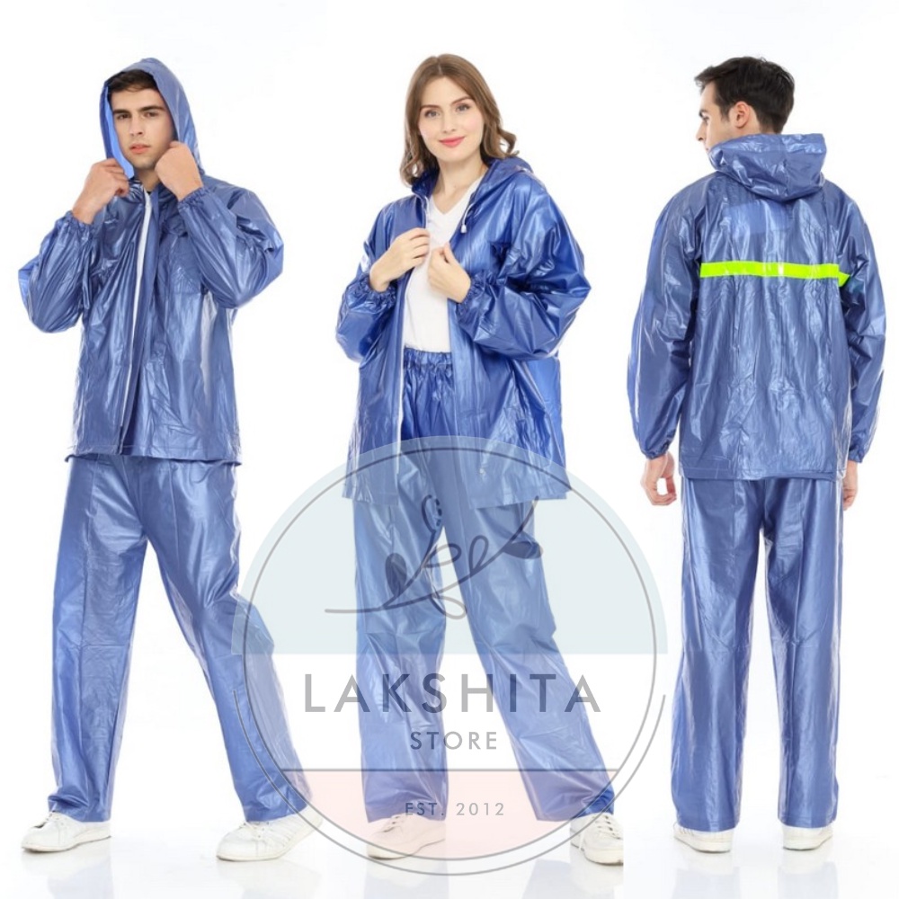 Jas Hujan Pria Dan Wanita Setelan Lengan Panjang Dewasa Model Korea Keren Motif Polos Lucu Harga Murah Ukuran Jumbo Bahan PVC Tebal Anti Air Rembes Original Merk Bromo Warna Hitam Putih Silver Biru Promo Diskon Bergaransi Terbaik Terbaru 2023