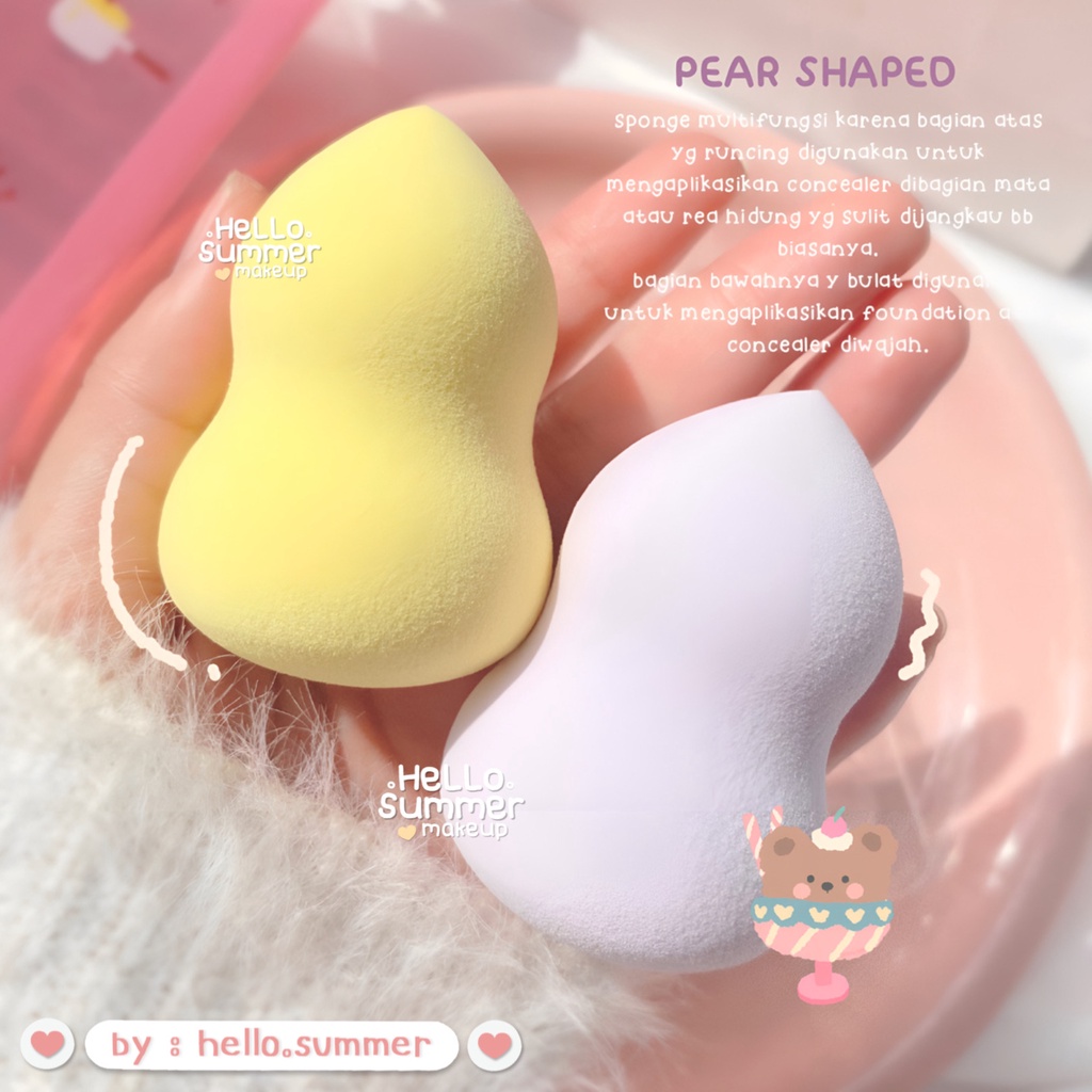 Mila Color Cute Egg Beauty Blender Make Up Sponge Aplikator Set 4pcs with Box