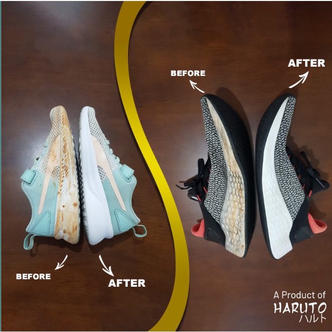 Pembersih sepatu Haruto shoe ultra cleaner kemasan 1 Liter