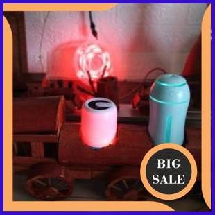 tools Miniatur Kereta api bambu kayu kereta lokomotif kuno Bambu tempat Humidifier plus speaker blue