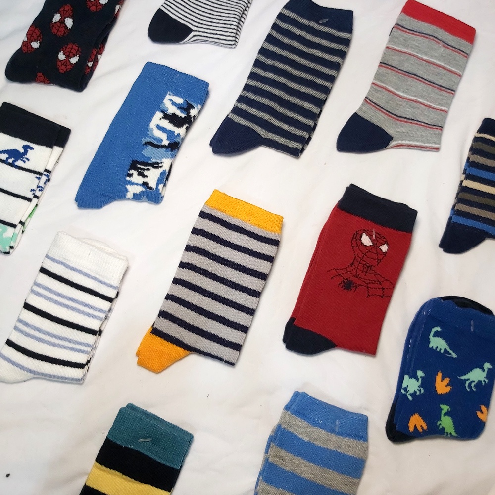 [ 4 PASANG ] KAOS KAKI ANAK MOTIF PAUD TK/SD