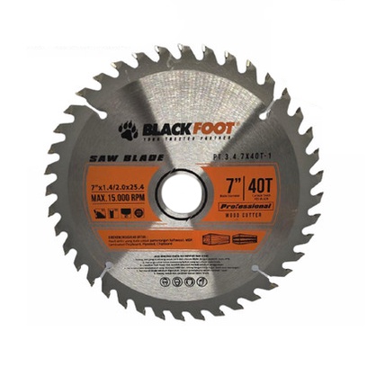 Blackfoot Mata Gergaji Kayu Circle Saw Blade 7 &quot; x 24 T 7&quot; x 40 T  7&quot; x 60 T Pisau Potong Kayu 7 inch Circular Blade 24 T 40 T 60 T